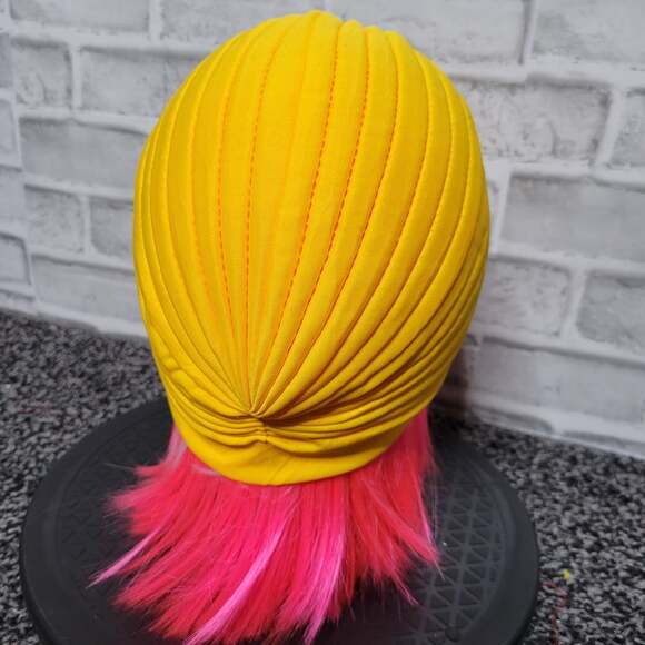 Yellow Vintage Inspired Turban Hat - Picture 3 of 4